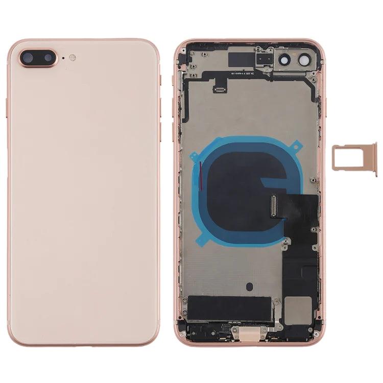 Back Housing Frame with Small Parts for iPhone 8 Plus-(Gold) - Best Cell Phone Parts Distributor in Canada, Parts Source Back Housing Frame with Small Parts for iPhone 8 Plus-(Gold) - Best Cell Phone Parts Distributor in Canada, Parts Source